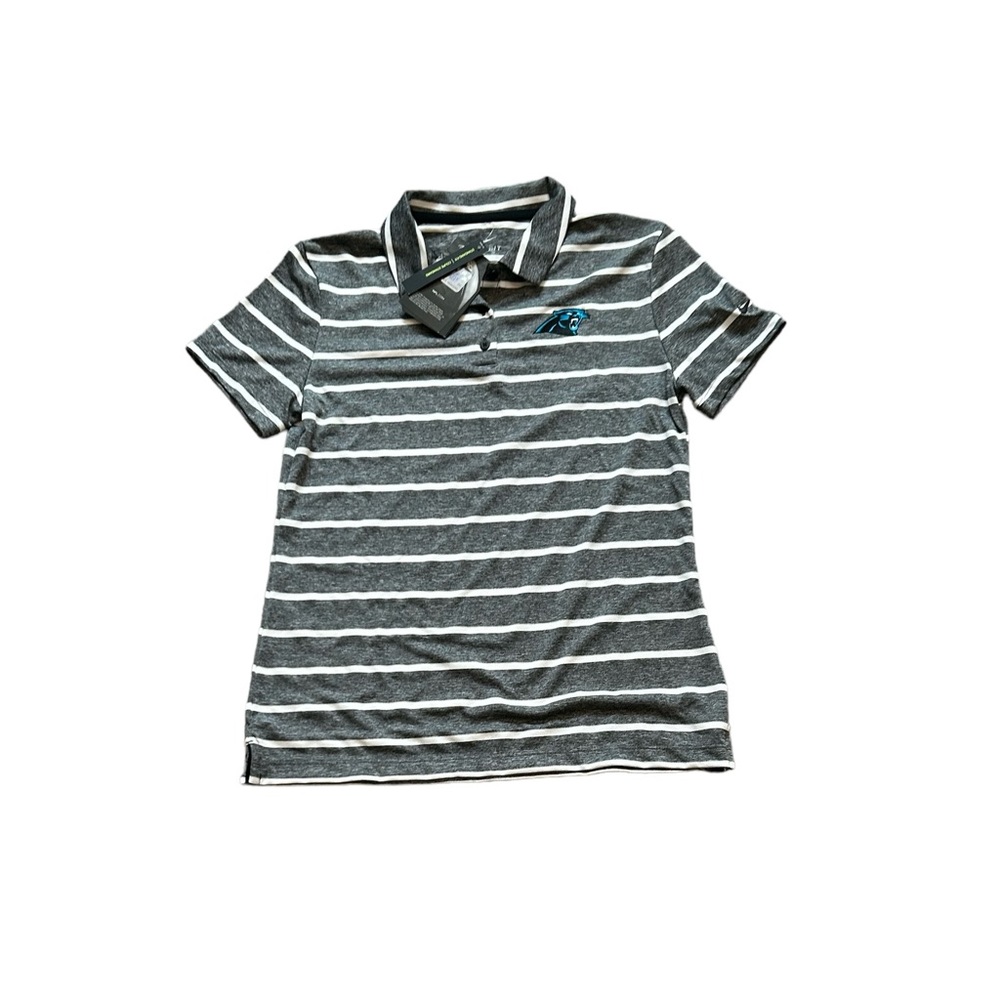 Carolina Panthers Nike Women’s Striped Polo Shirt Small